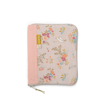 Protège carnet de santé fleurs