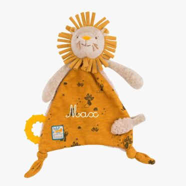 Doudou attachetetine a broder Lion