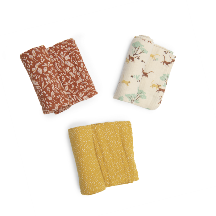 Lot de 3 langes customization image